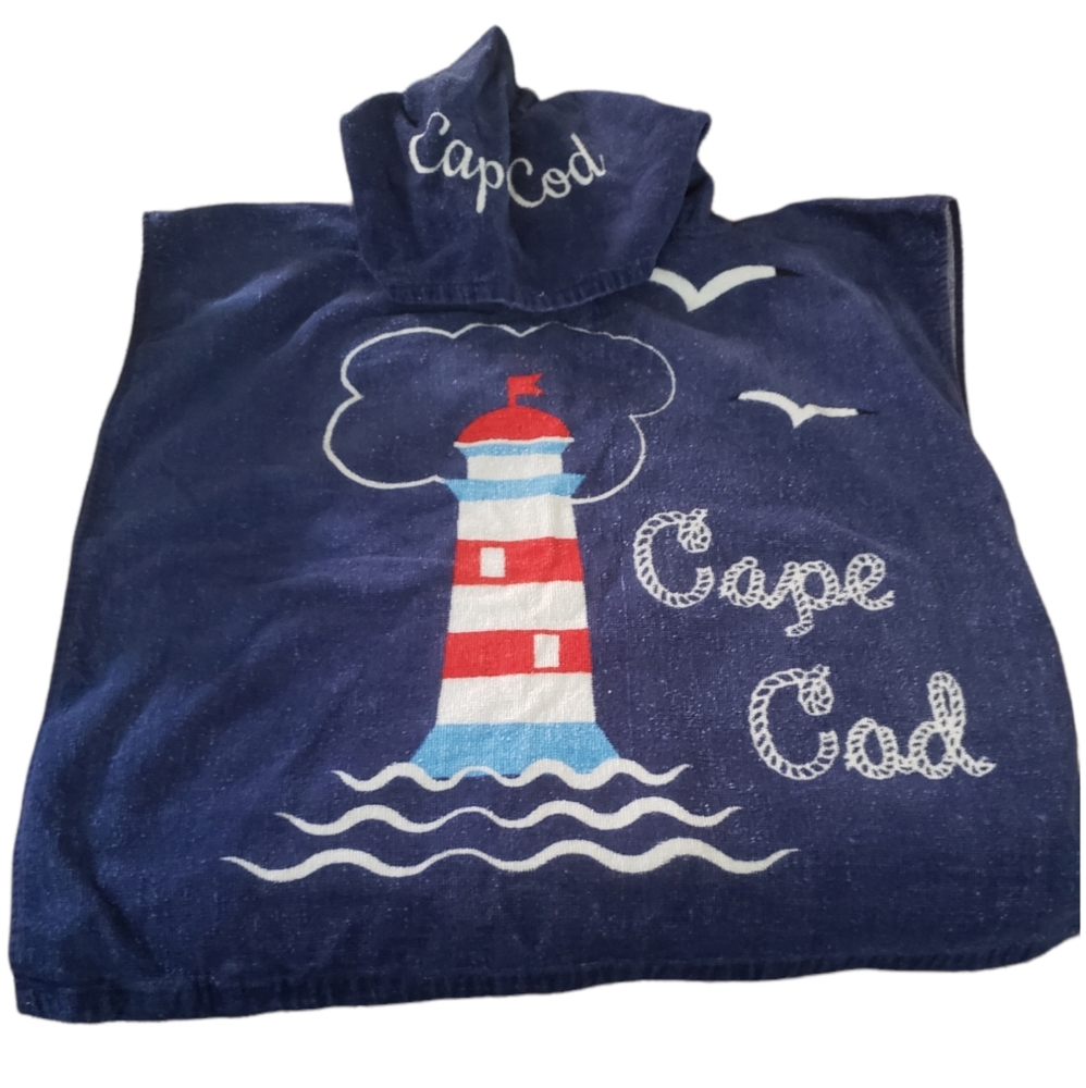 Kids beach towel hoodie